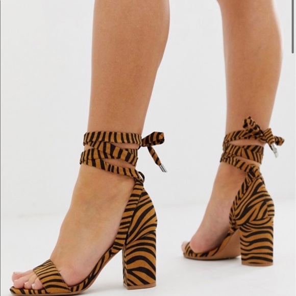 ASOS Shoes - ASOS Tiger Print Heels ASOS Shoes - ASOS Tiger Print Heels